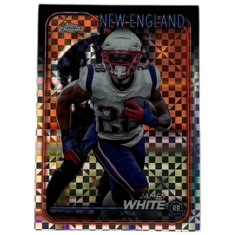 James White - 2024 Topps Chrome Football - X-Fractor #127‎